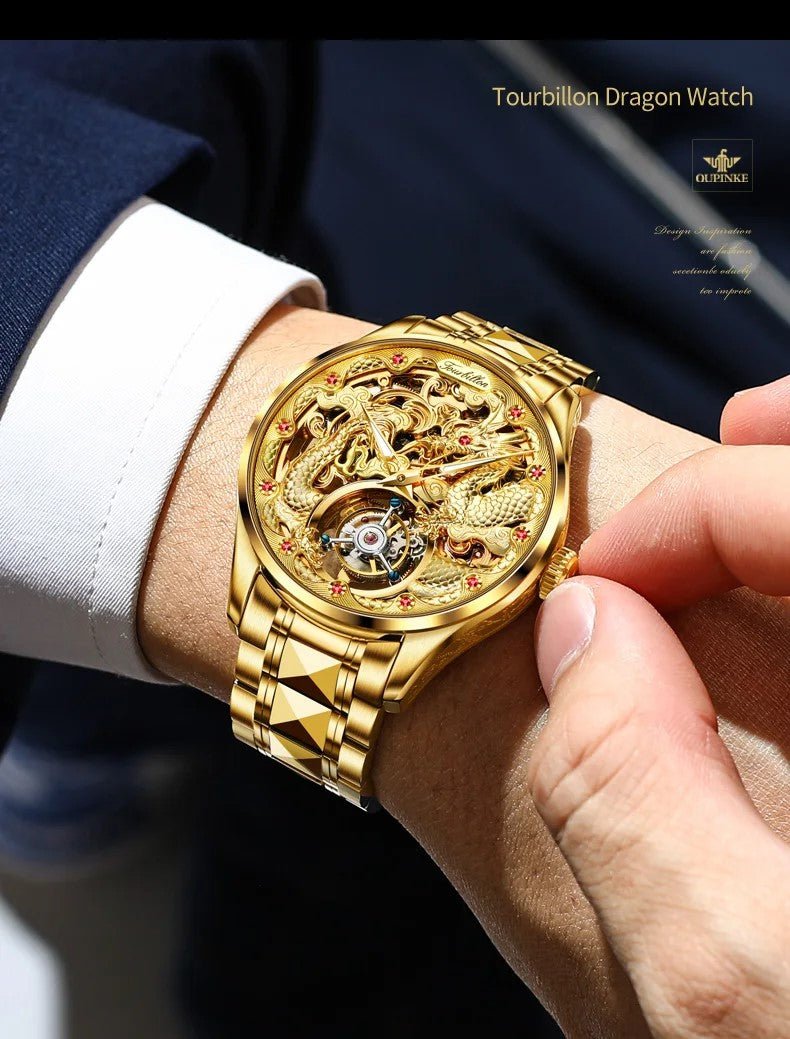 Spotlight: Great Watch for any Occasion Tourbillon Flying Dragon 3176-OUPINKE Watch