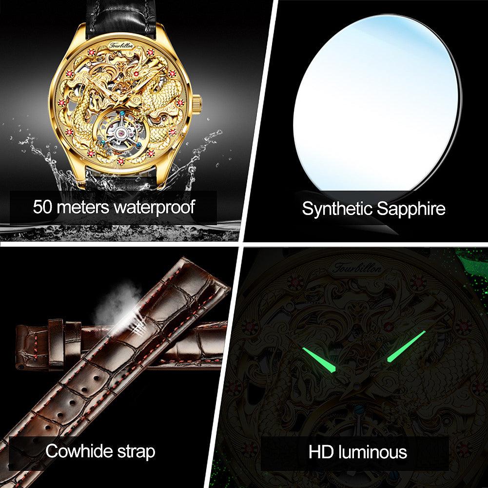 FLYING DRAGON OUPINKE 3176 JDRP-Luxury.com, Watch Layout Image, A Tourbillon Watch for the Man of Style.